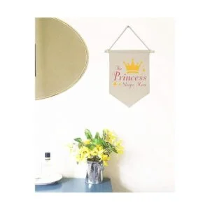 Topthink The Princess Sleeps Here Bandera colgante de_2