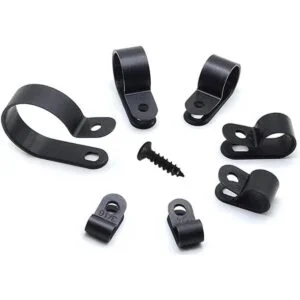 Cable de instalación de tornillo de plástico negro_4