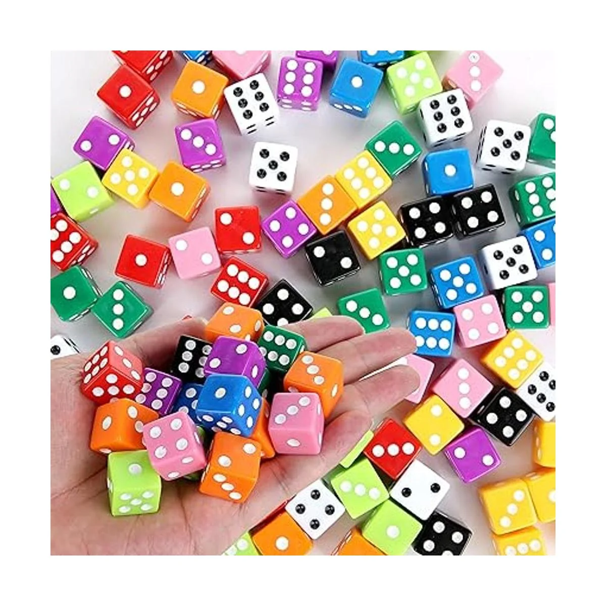 PROLOSO Juego de dados de juego D6 de 6 caras de 0.630 in_4
