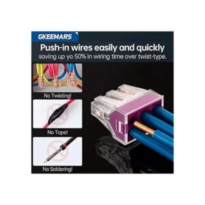 GKEEMARS Paquete surtido de 58 conectores de cable de_2