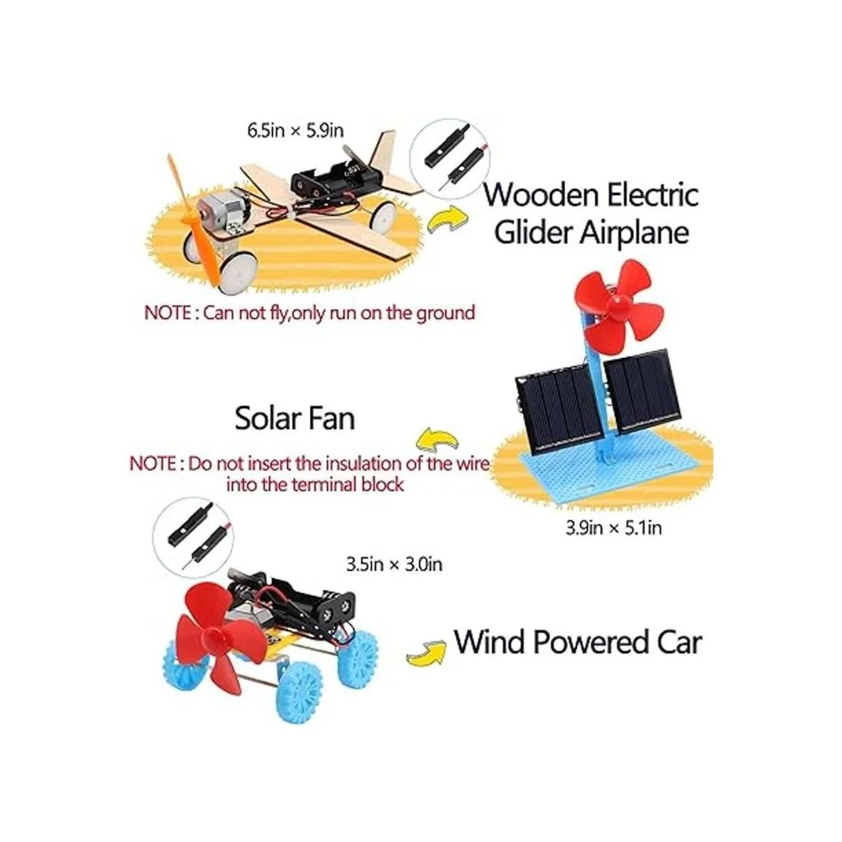Kits STEM 4 en 1 de energía solar y motor eléctrico_5