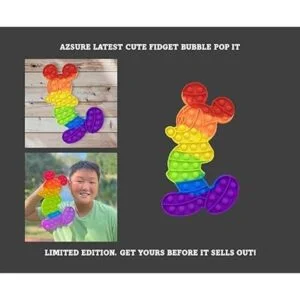 Azsure Lifestyle Ratón sensorial grande de silicona para_3