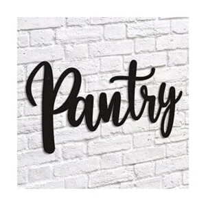 Letrero de despensa decoración de pared de metal para el_1