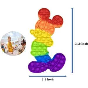 Azsure Lifestyle Ratón sensorial grande de silicona para_5