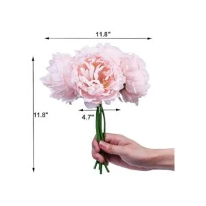 Tinsow Peonía artificial para decoración del hogar 5_6