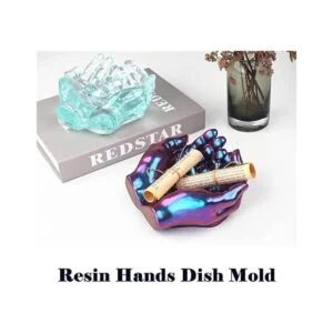 Molde de resina para platos de manos bandeja modelo de_4