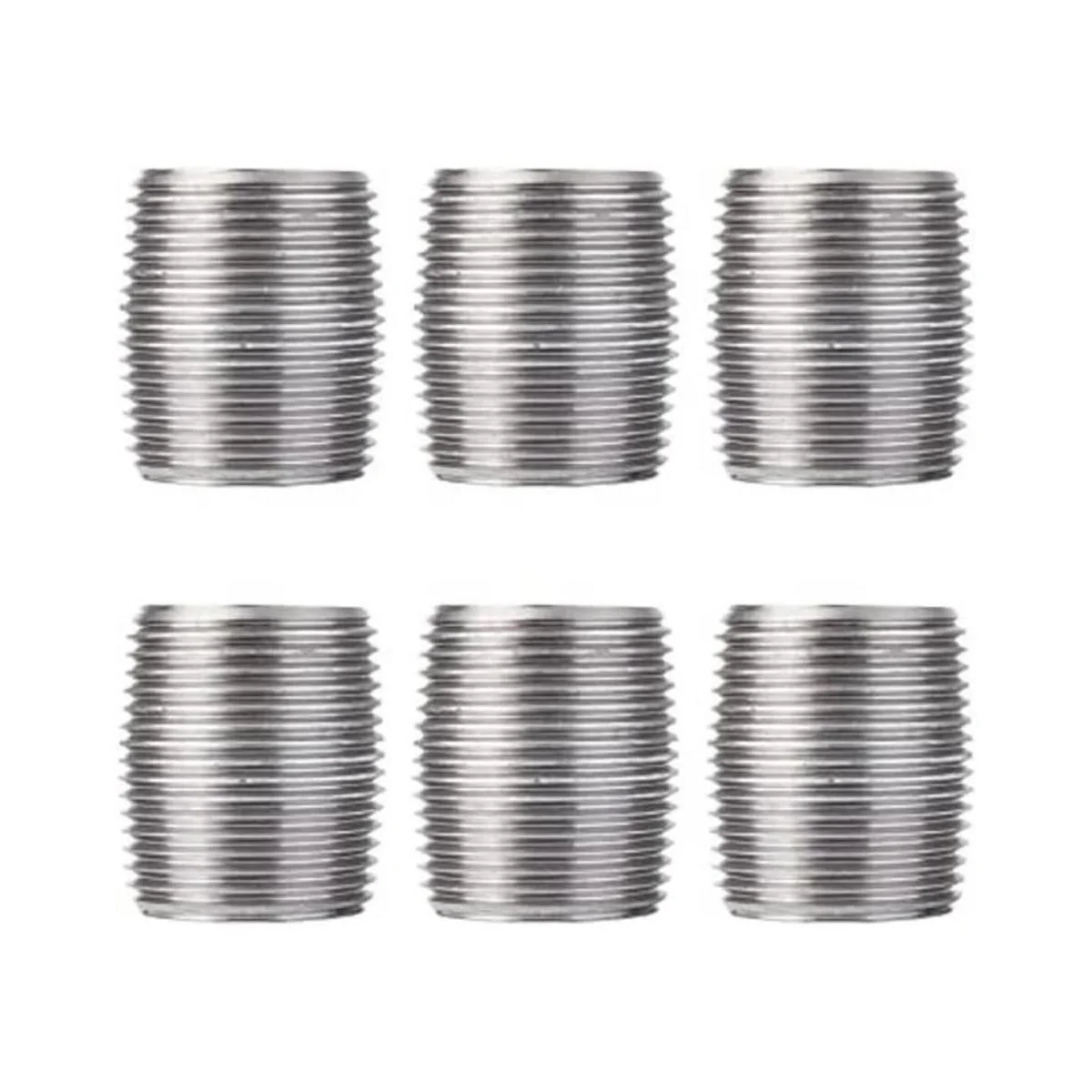 PIPE DCOR Pezón de acero galvanizado 1.0 in diseño de_1