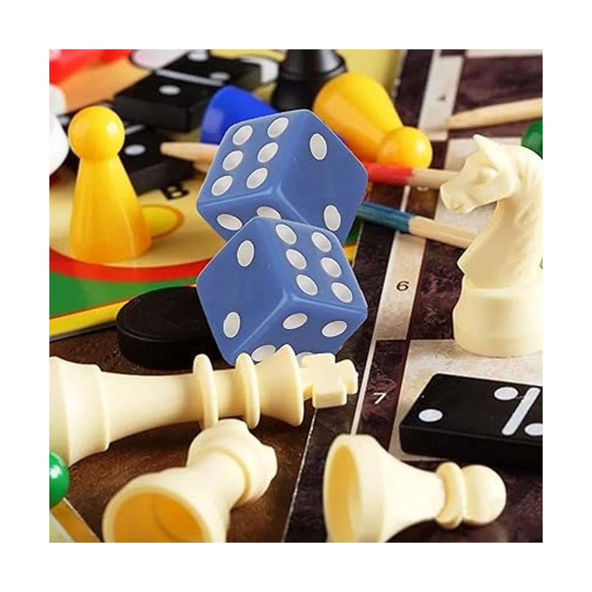 PROLOSO Juego de dados de juego D6 de 6 caras de 0.630 in_5