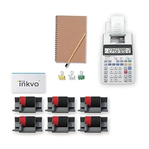 Inkvo IR40T Tinta roja y negra paquete de 6_5