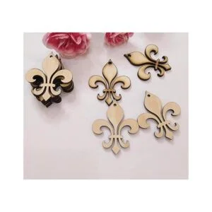 30 piezas de pendientes de madera sin terminar con diseño_6