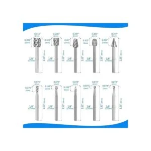 Brocas de tallado de madera con vástago de 18 pulgadas_3