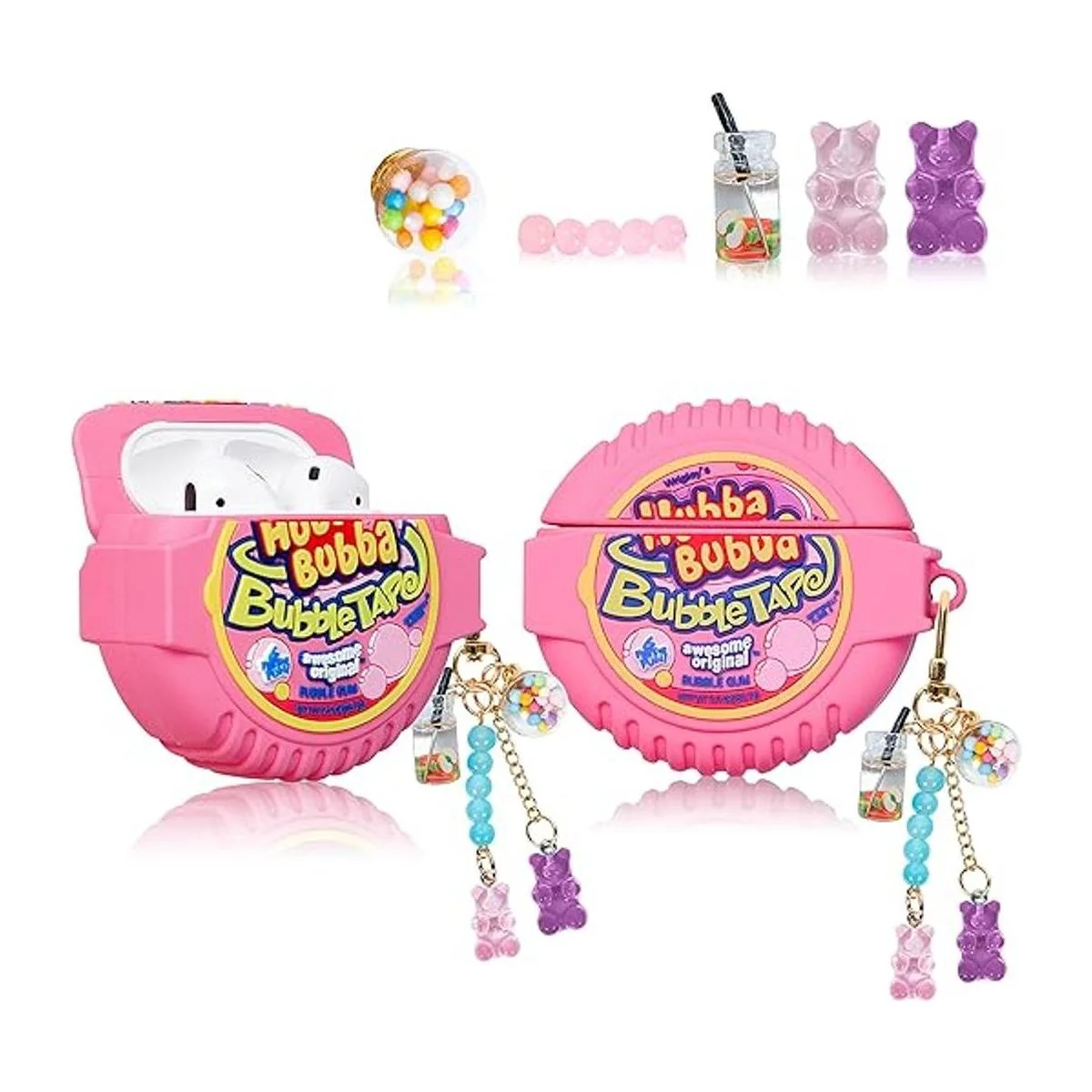 Lupct Funda de silicona para Airpod 21 suave diseño de_1