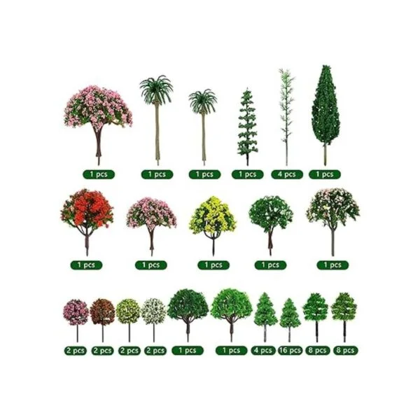 60 unidades de árboles en miniatura mixtos plantas_2