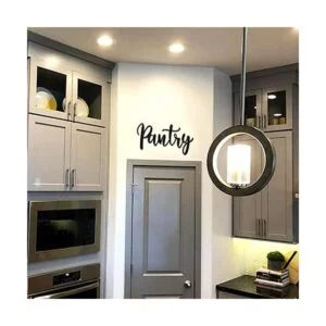 Letrero de despensa decoración de pared de metal para el_5