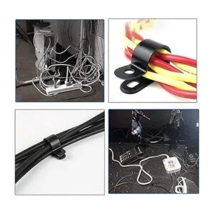 Cable de instalación de tornillo de plástico negro_6