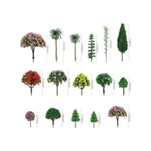 60 unidades de árboles en miniatura mixtos plantas_3