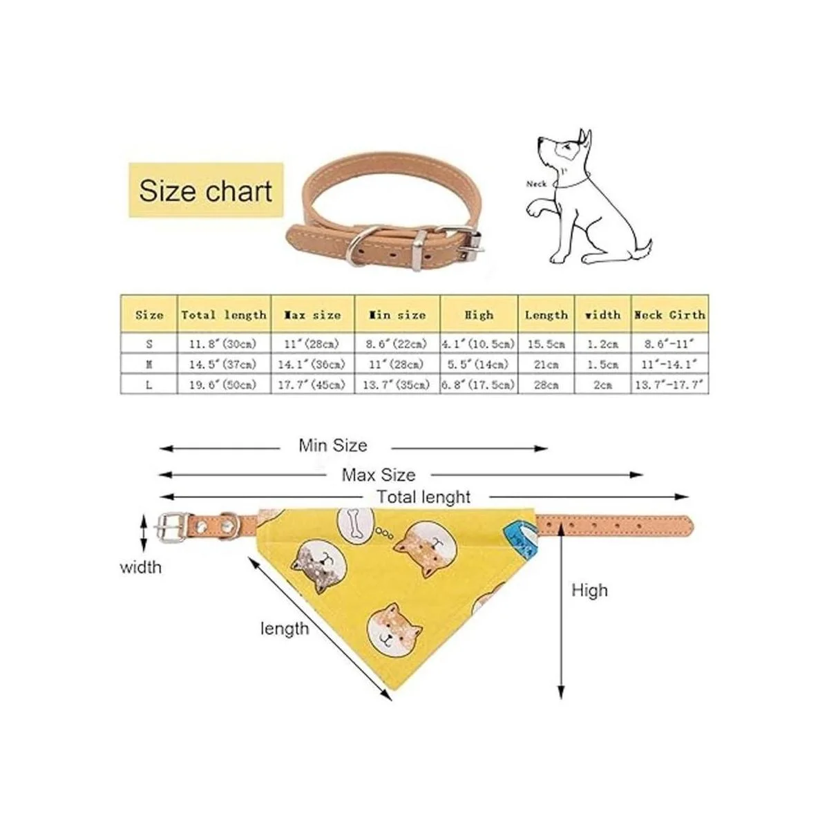 Timoey Collares de perro para perros pequeños ajustable_2