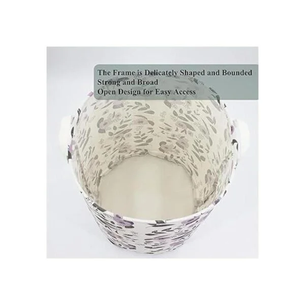 Mziart Cesta plegable para lavandería cesta grande de_4