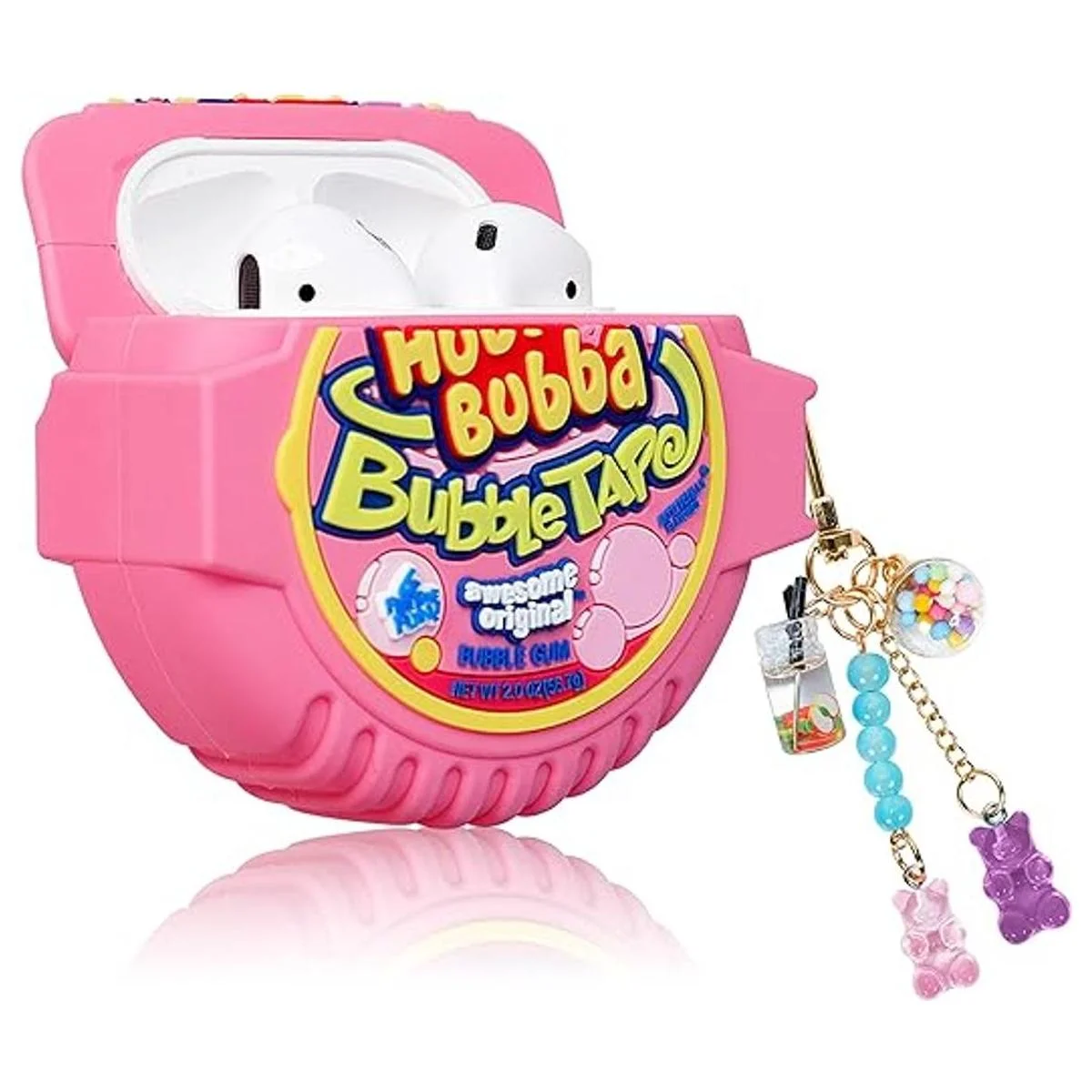 Lupct Funda de silicona para Airpod 21 suave diseño de_3