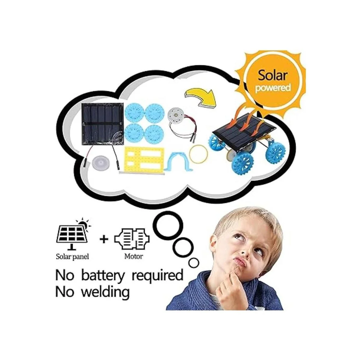 Kits STEM 4 en 1 de energía solar y motor eléctrico_4