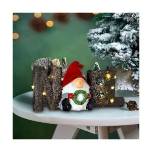 MorTime Decoración de mesa de Navidad con luces LED_4