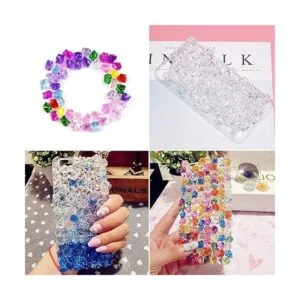 Molde de silicona de resina de gemas mini 3D diamante_4