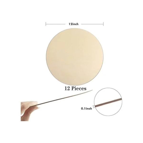 12 círculos de madera de 12 pulgadas para manualidades_2