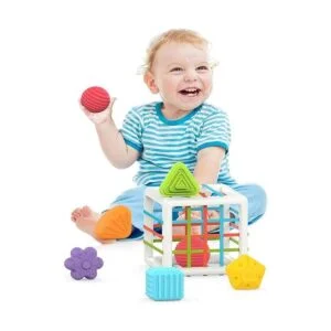 MINGKIDS Montessori Juguetes para niños de 1 año cubo_3