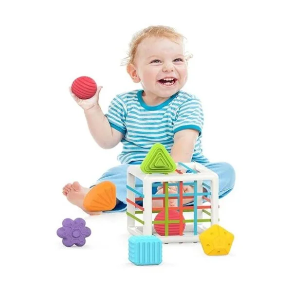 MINGKIDS Montessori Juguetes para niños de 1 año cubo_3