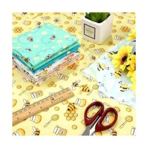 8 piezas de tela de abeja diseño de abeja tela de abeja_5