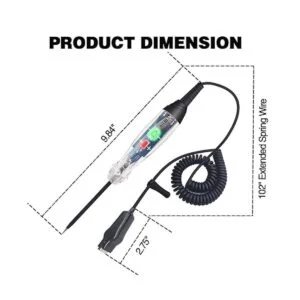 AWBLIN Luz de prueba de zumbador automotriz CC 624 V_6