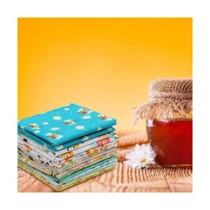 8 piezas de tela de abeja diseño de abeja tela de abeja_7