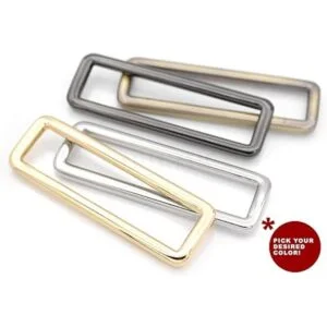 CRAFTMEMORE Anillos rectangulares de 2 pulgadas hebilla_3