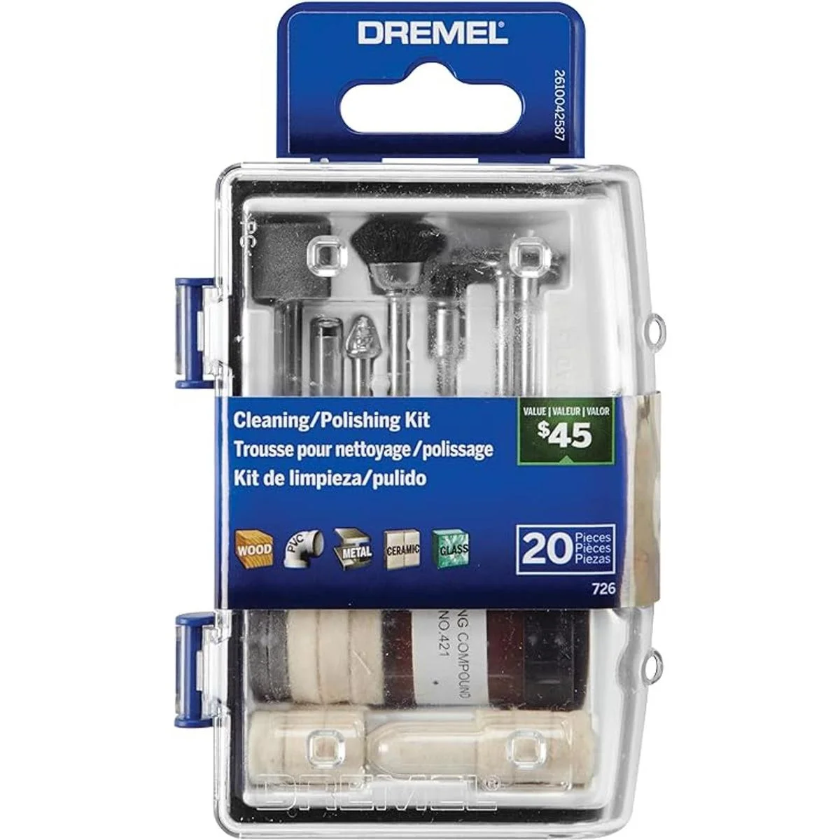 Dremel 72601 Kit de accesorios de herramientas rotativas_2