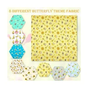 8 piezas de tela de abeja diseño de abeja tela de abeja_4