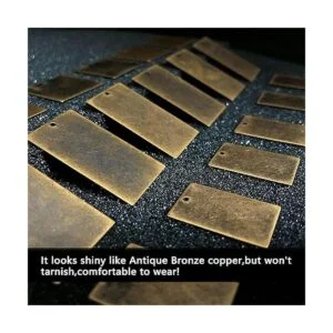 AKHAT Estampación de metal de latón en blanco rectangular_2