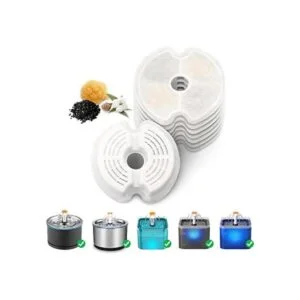 NautyPaws Filtros de fuente de agua para gatos 8 paquetes_1