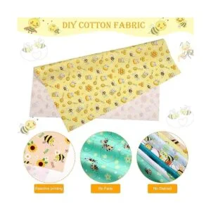 8 piezas de tela de abeja diseño de abeja tela de abeja_3