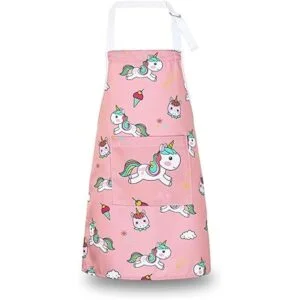 RosieLily Delantal infantil para niñas unicornio delantal_2