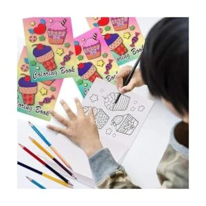 Libros colorear helados niños juego de 12_5