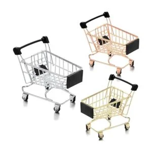 Hotop Carrito de compras pequeño de 3 colores carrito de_1