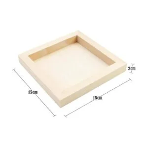 BILLIOTEAM Paquete de 6 paneles de madera cuadrados sin_2