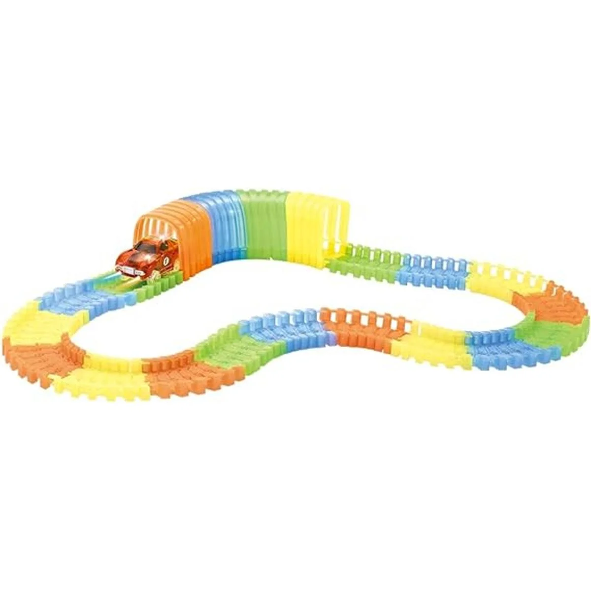 QUOXO Túnel de accesorios para pista de carreras juego_5