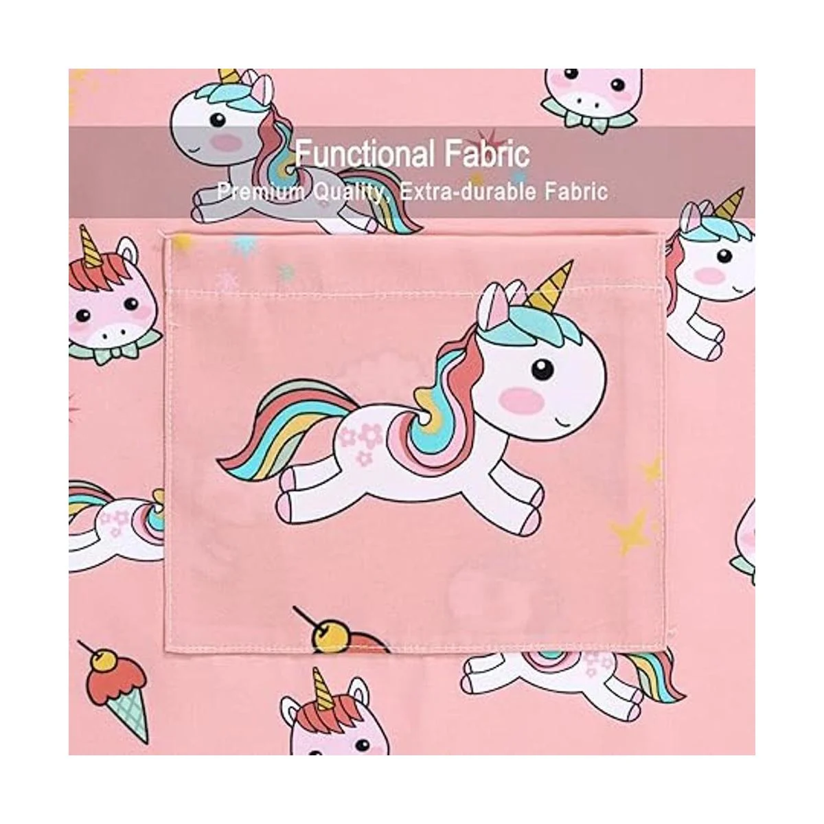 RosieLily Delantal infantil para niñas unicornio delantal_5