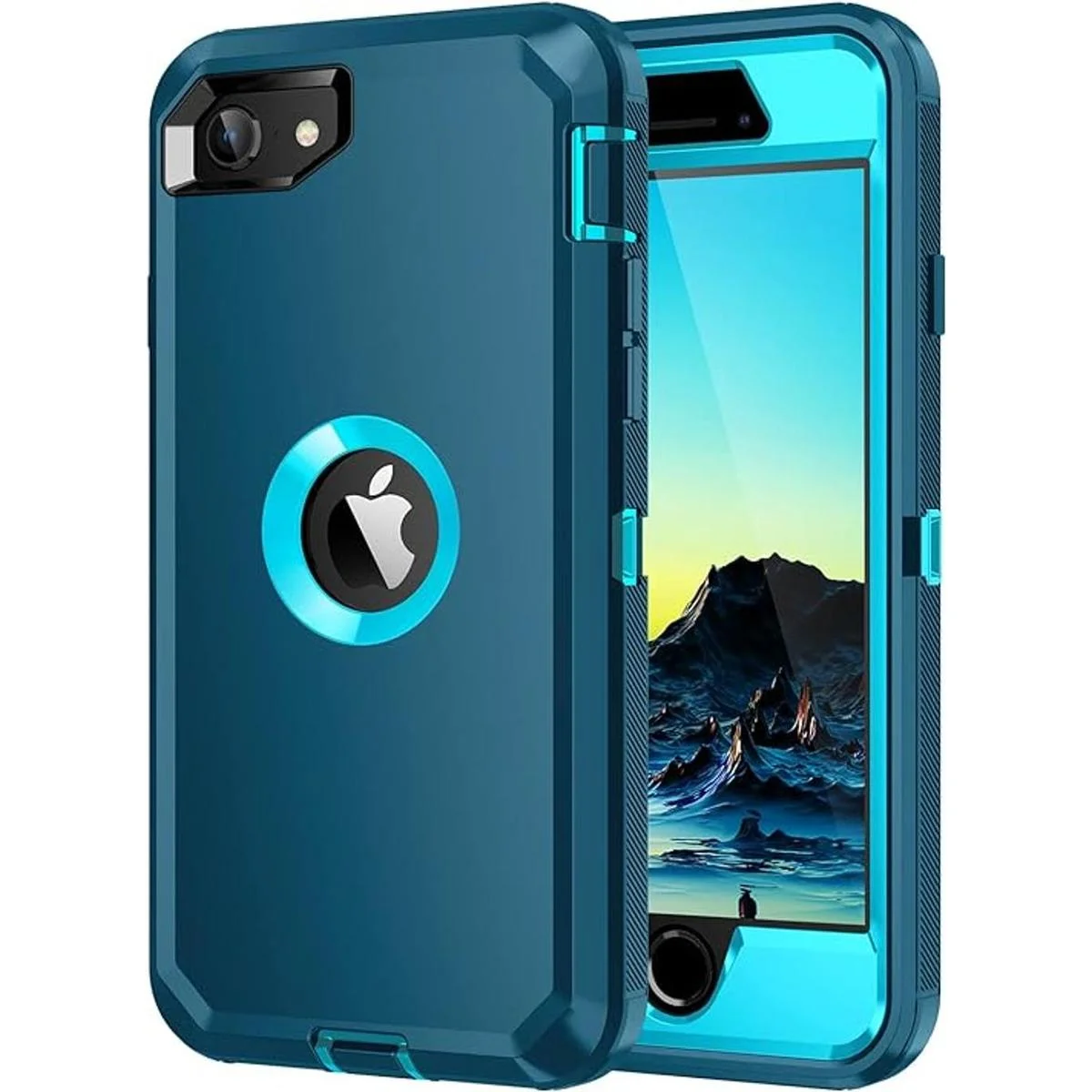 Mieziba Funda para iPhone SE 2020 protector de pantalla_1