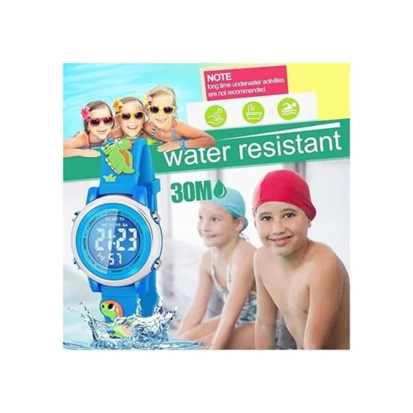 Viposoon Kids Watches with Waterproof Alarm Dinosaur_4