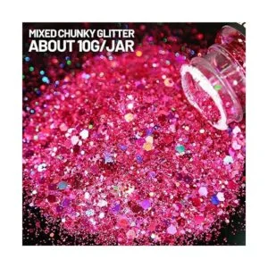 Brillantina gruesa holográfica 15 colores para_3