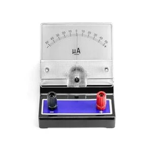 QWORK Galvanómetro amperímetro de bobina móvil CC 50050UA_2