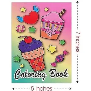 Libros colorear helados niños juego de 12_3
