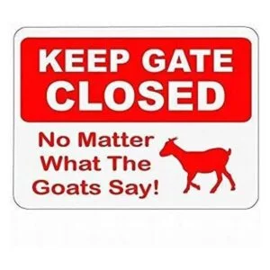 Cartel de metal de 3.1 x 4.7 in con texto en inglés Keep_1